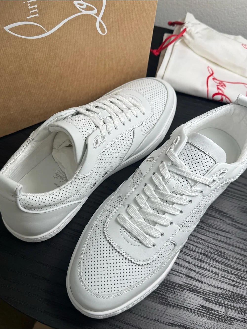 Christian Louboutin Tutti Rui Sneakers Leather White - Picture 6 of 8